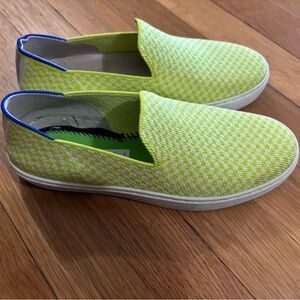 Rothy’s Size 5.5 Lemon Check Sneakers